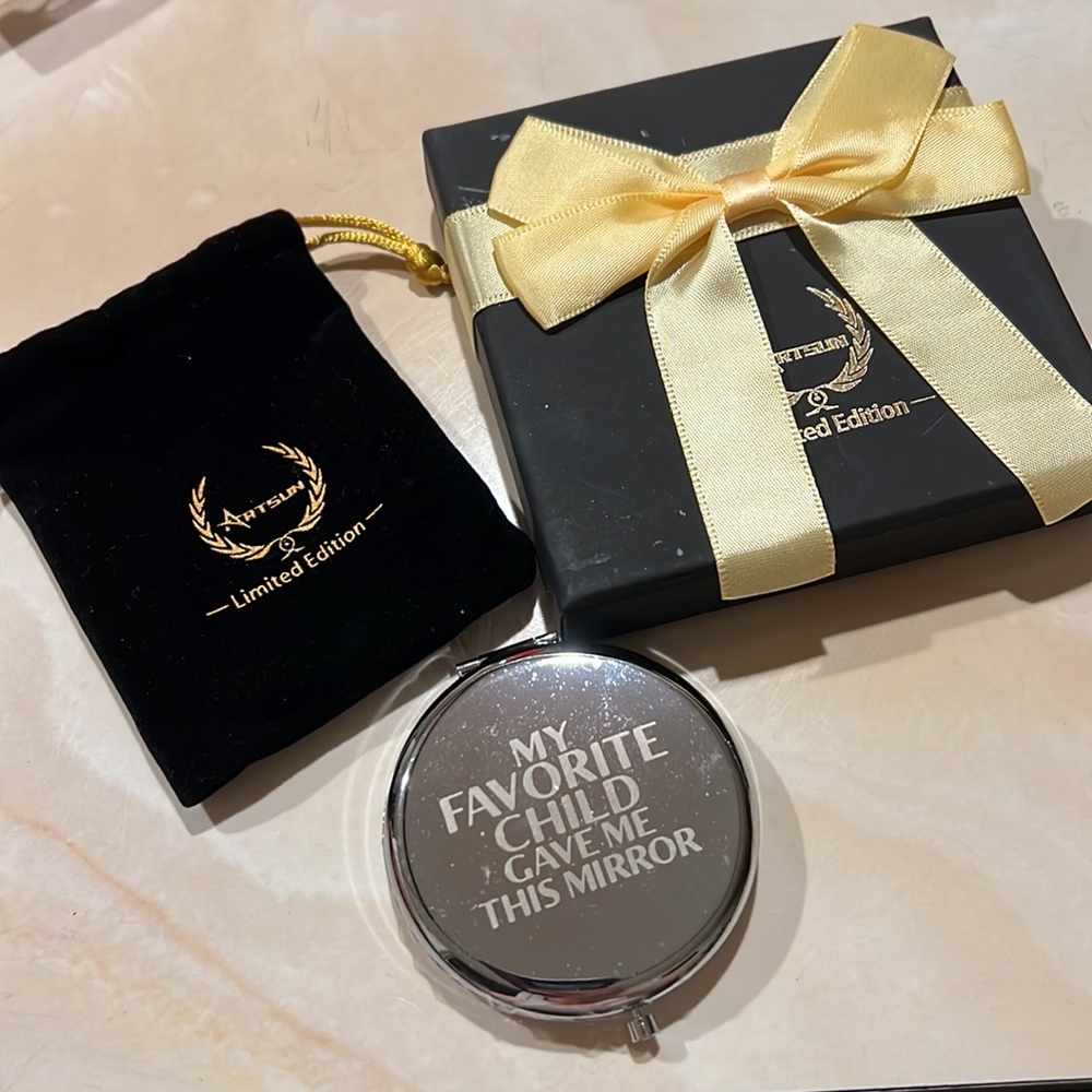 NIB gift for mom purse mirror